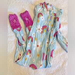 Posh peanut convertible one piece pajamas